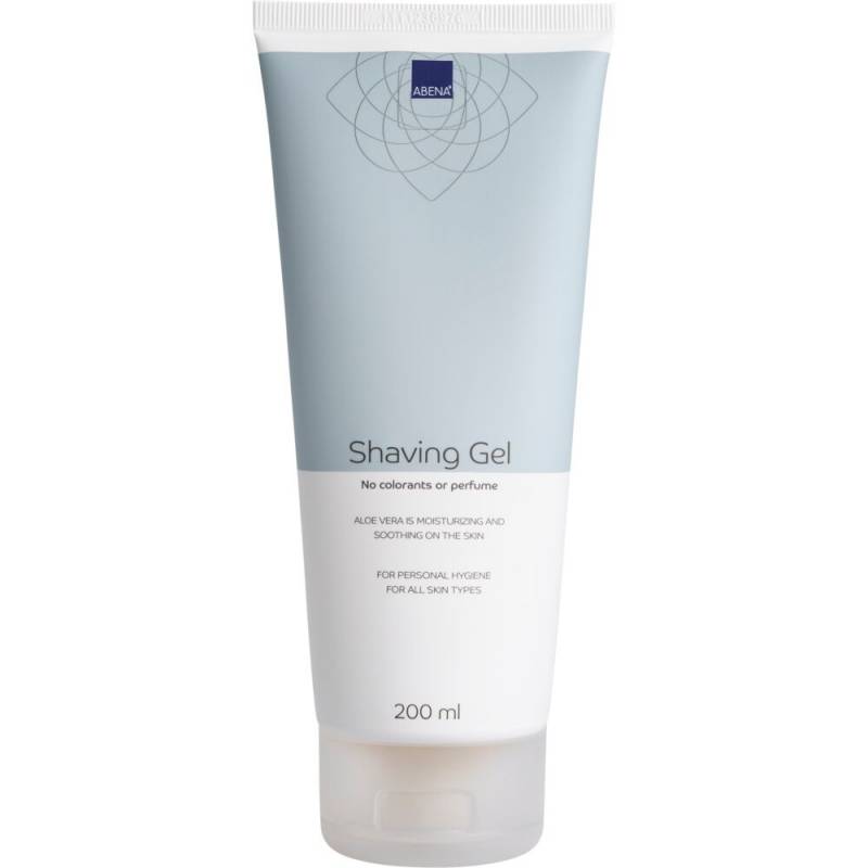 Barbergel, ABENA, 7,5x17,6cm, &Oslash;4,5cm, 200 ml, uden farve og parfume