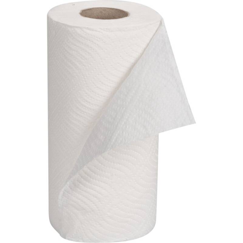 K&oslash;kkenrulle, ABENA Care-Ness Excellent, 2-lags, 22m x 20,6cm, &Oslash;11cm, hvid, nyfiber