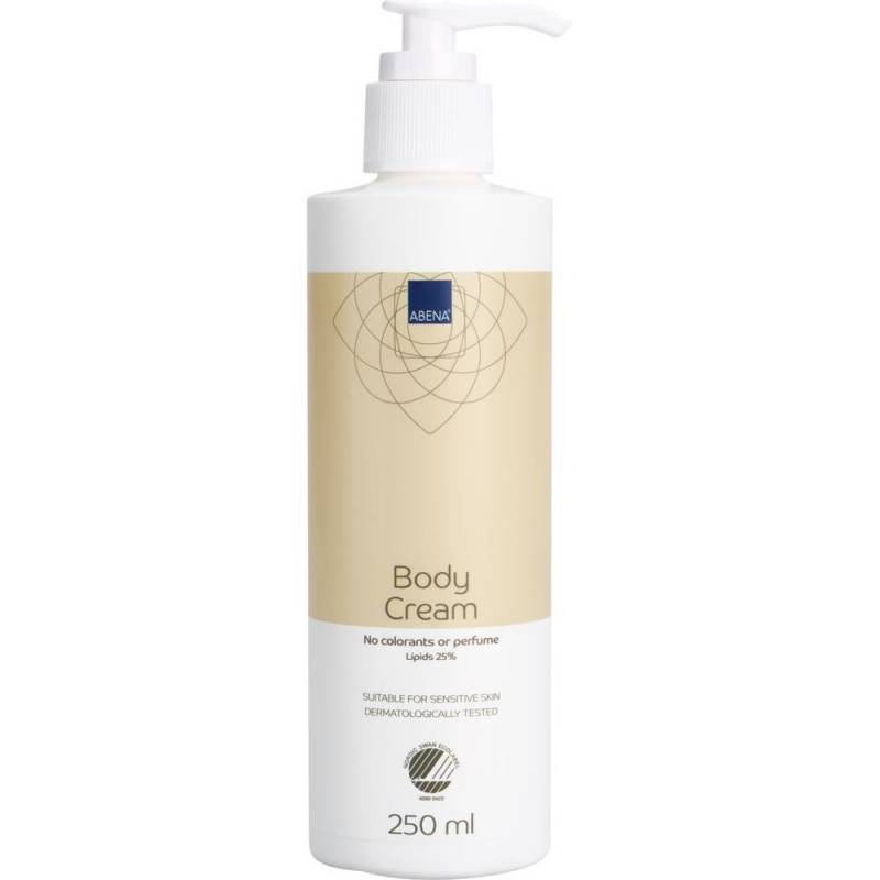 Hudplejecreme, ABENA, 250 ml, uden farve og parfume, 25% fedt