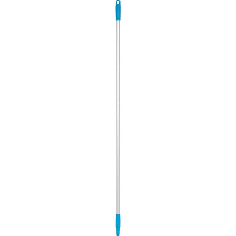 Skaft, med gevind, Vikan, 146cm, &Oslash;2,5cm, bl&aring;, aluminium *Denne vare tages ikke retur*