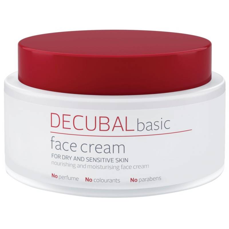 Ansigtscreme, Decubal, 75 ml, uden farve og parfume