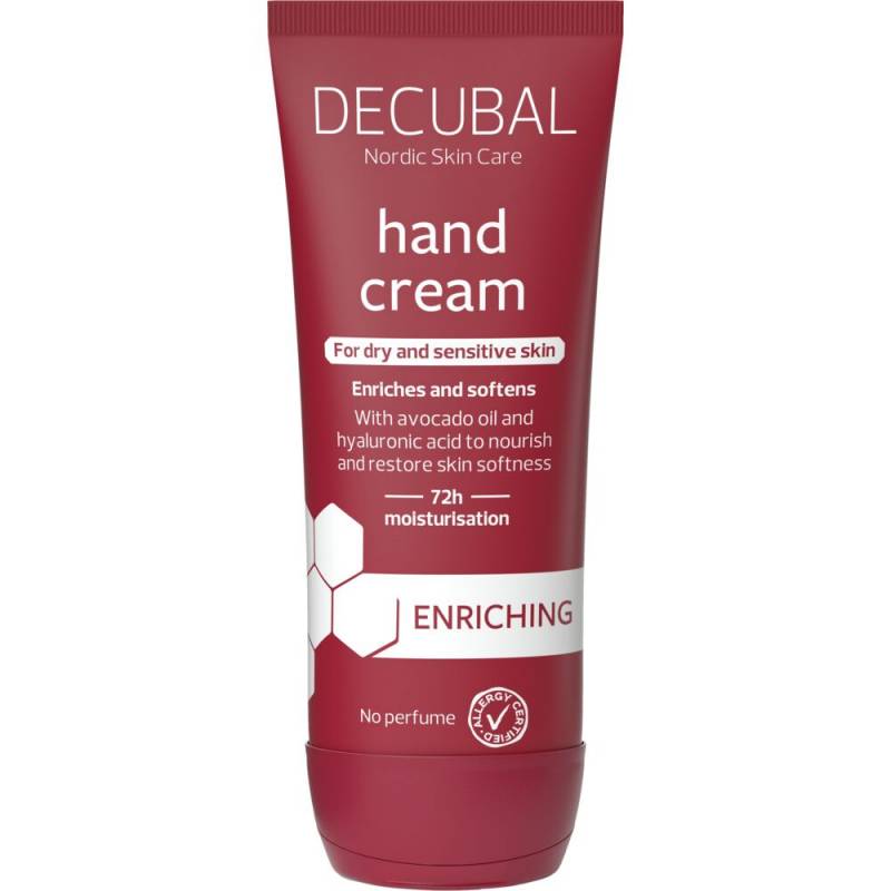 H&aring;ndcreme, Decubal, 100 ml, uden farve og parfume, 37% fedt