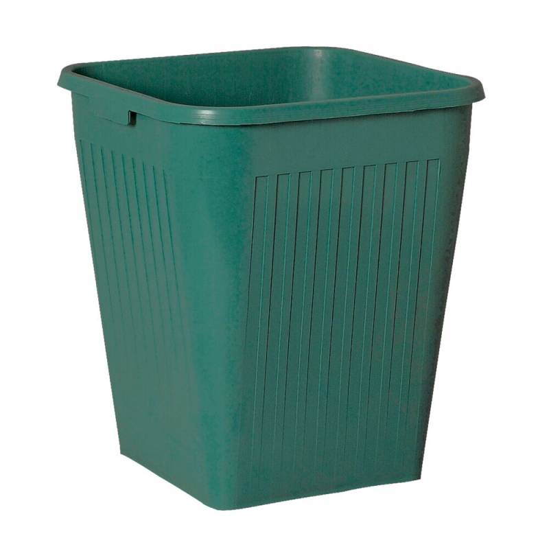 Papirkurv, Bantex, gr&oslash;n, PP, 25 l, til tungt affald
