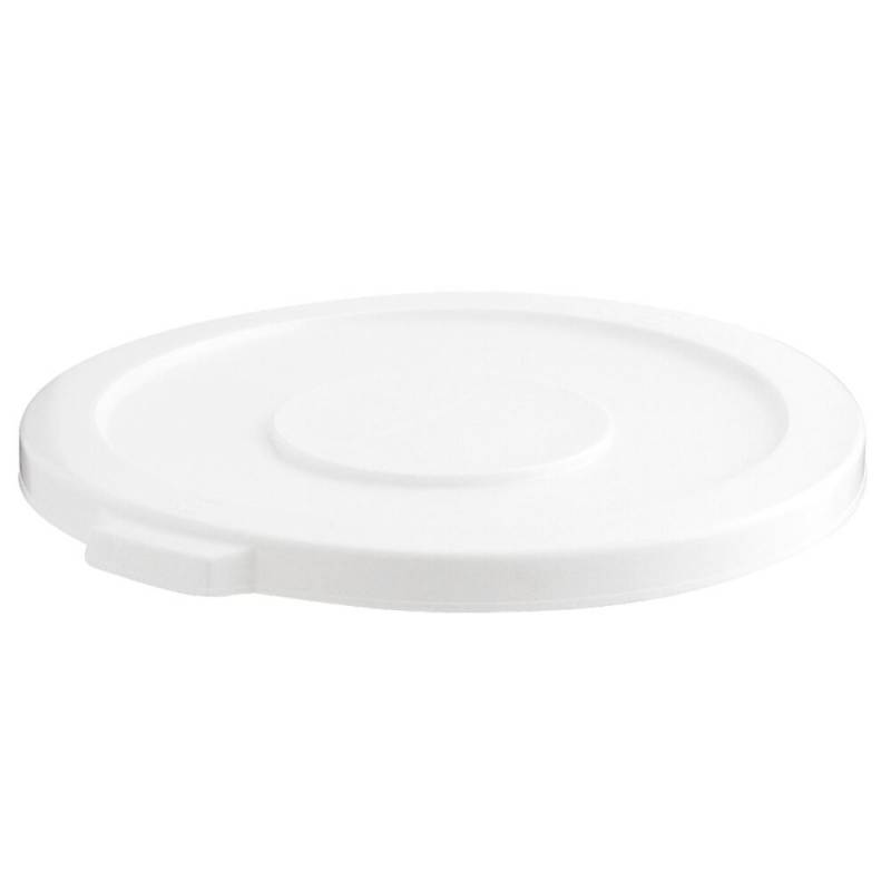 L&aring;g, Rubbermaid Brute, 4,4cm, &Oslash;50,5cm, hvid, plast, til 76 l BRUTE container