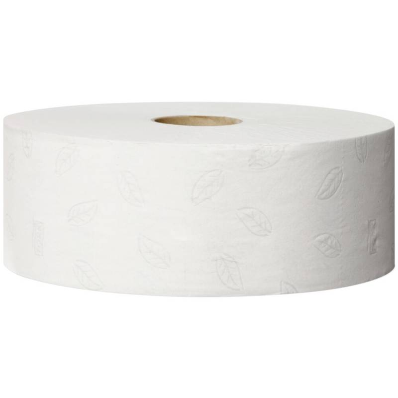 Jumborulle, Tork T1 Advanced, 1-lags, Midi, 500m x 9,7cm, &Oslash;26cm, hvid, genanvendt papir