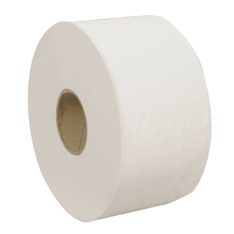 Jumborulle, Tork T2 Advanced, 1-lags, Mini, 240m x 9,7cm, &Oslash;18,8cm, hvid, genanvendt papir