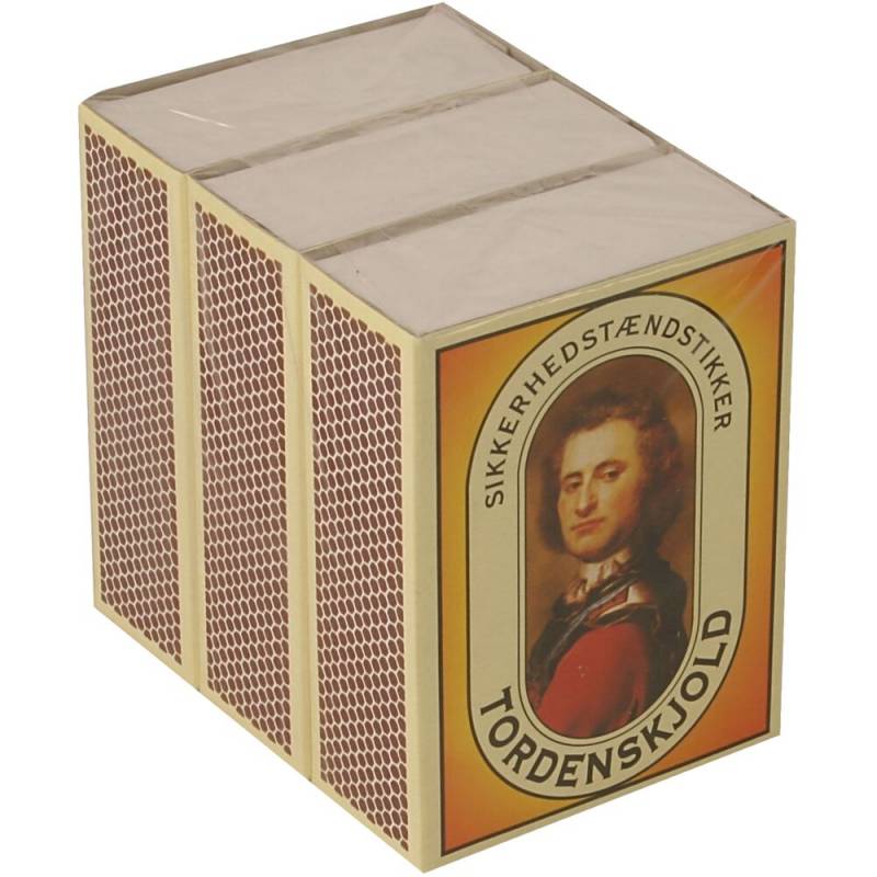 T&aelig;ndstikker, svovl/tr&aelig;, husholdning
