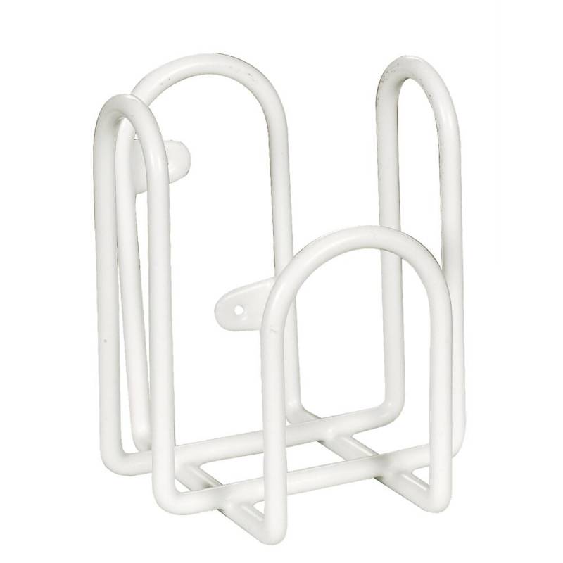 Holder til Dispenser ABENA, 9x8x10,5cm, hvid, metal, til Abena 500 ml flasker