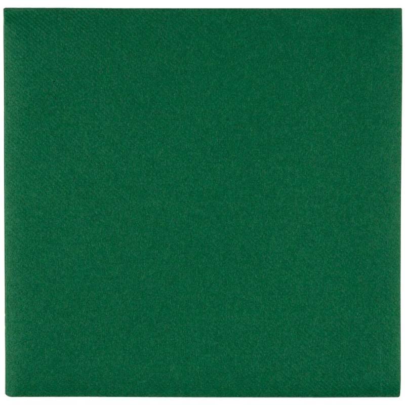 Middagsserviet, ABENA Gastro, 1/4 fold, 48x48cm, m&oslash;rkegr&oslash;n, airlaid