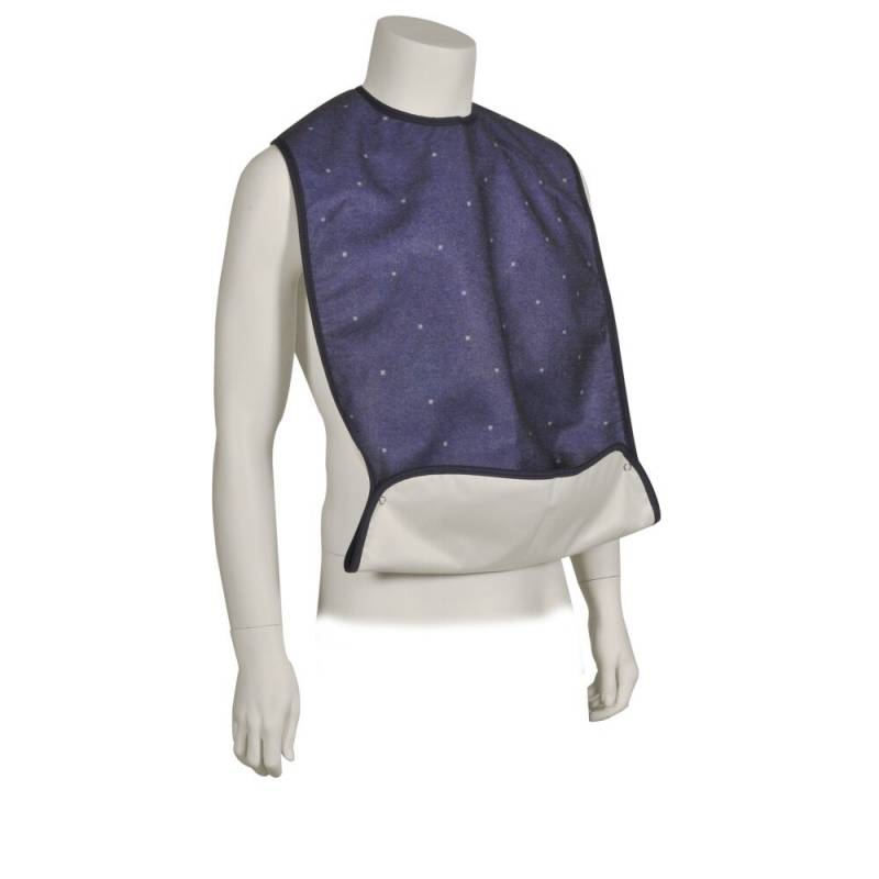 Spisestykke flergangs, ABENA Classic, 90x45cm, bl&aring;, metal/polyester/PVC/rayon, flergangs