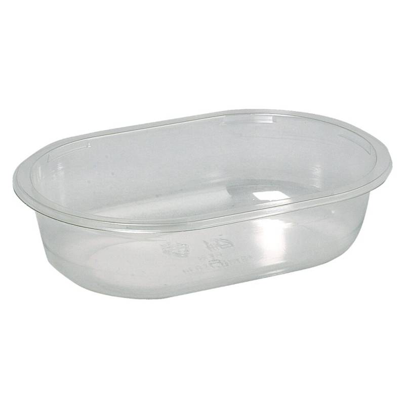 Bakke, 17,6x11,6x4,5cm, 525 ml, klar, APET, 1-rums, menuserie, biret, 70 % APET - 30 % PET
