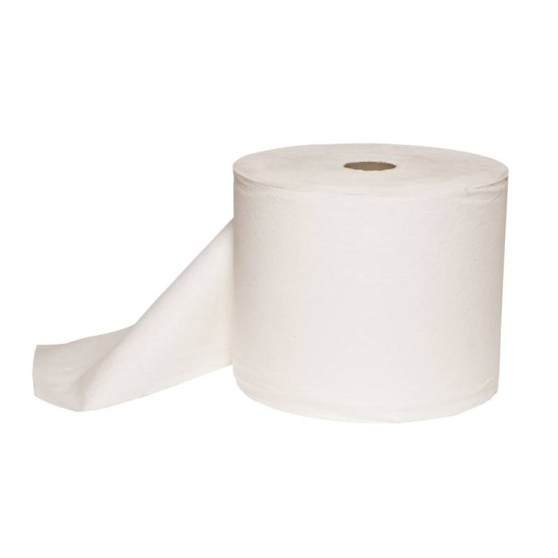 Industriaft&oslash;rring, Wipex, 1-lags, 266m x 30cm, &Oslash;38cm, hvid, nonwoven