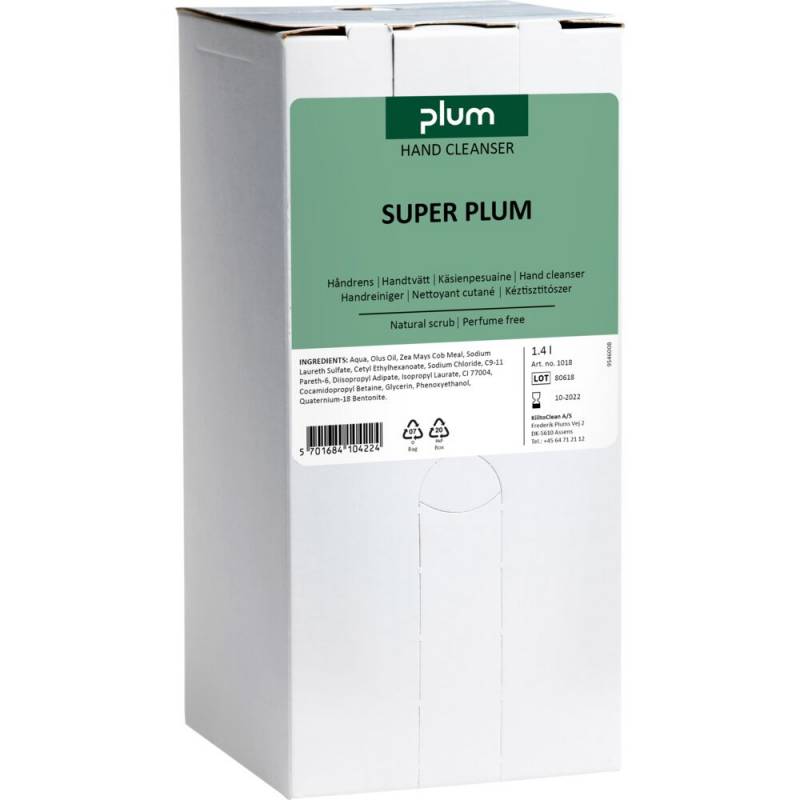 H&aring;ndrens, Plum Super, 1400 ml, hvid, uden farve, parfume og opl&oslash;sningsmiddel