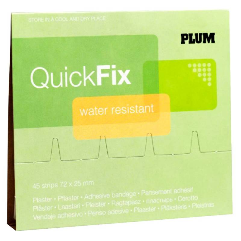 H&aelig;fteplaster, QuickFix, 7,2x2,5cm, beige, &aacute; 45 stk. plaster, vandfast, usteril
