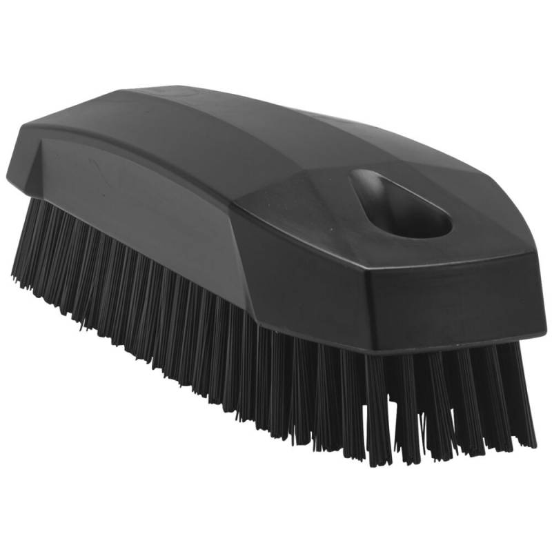 Negleb&oslash;rste, Vikan, 13x5x4cm, sort, stive b&oslash;rsteh&aring;r *Denne vare tages ikke retur*