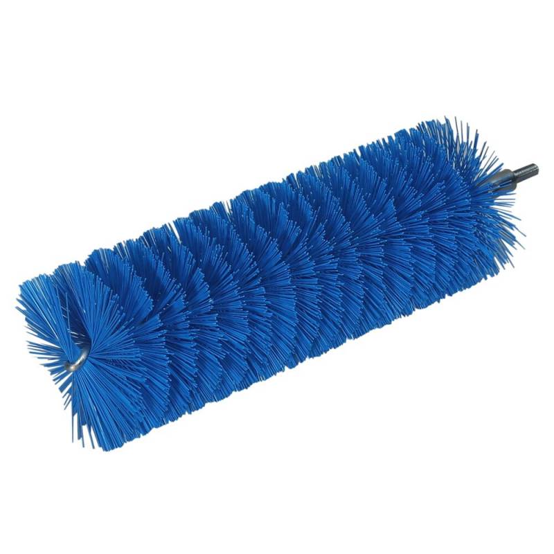 R&oslash;rrenserhoved, Vikan, 20cm, &Oslash;6cm, bl&aring;, polyester/PP/rustfrit st&aring;l, medium *Denne vare tages ikke retur*