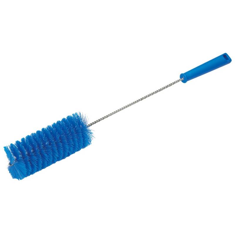 R&oslash;rrenser, Vikan, 50cm, &Oslash;6cm, bl&aring;, polyester/PP/rustfrit st&aring;l, medium