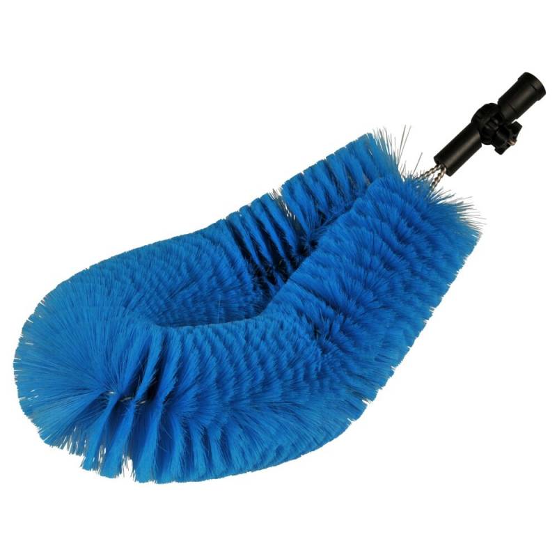 Flexb&oslash;rste, Vikan, 53x23x17cm, natur, polyester/PP/rustfrit st&aring;l, med gevind, bl&oslash;d
