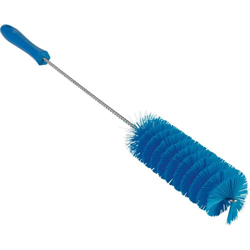 R&oslash;rrenser, Vikan, 50cm, &Oslash;5cm, bl&aring;, polyester/PP/rustfrit st&aring;l, medium