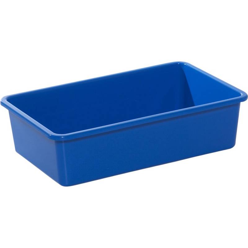 Plastbakke, Tina Trolleys, 450x260x110mm, bl&aring;, plast/PP, til opbevaring