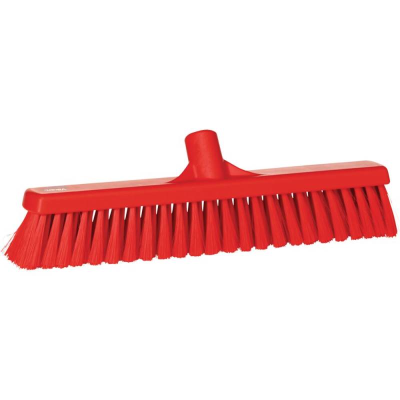 Fejekost, Vikan, r&oslash;d, polyester/PP/rustfrit st&aring;l, 41 cm, bl&oslash;d *Denne vare tages ikke retur*