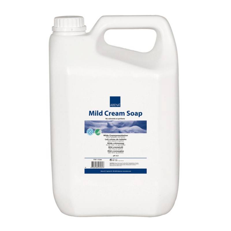 Mild Cremes&aelig;be, ABENA, 5000 ml, uden farve og parfume