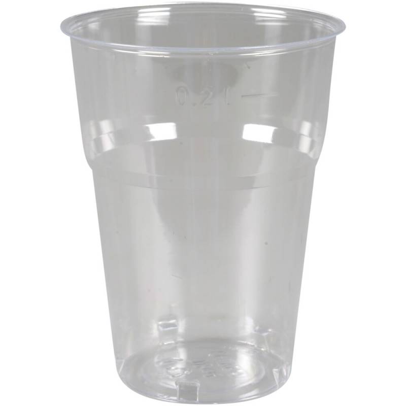 Drikkeglas, 9,5cm, &Oslash;7,2cm, 20 cl, 25 cl, klar, PS, enkeltindpakket