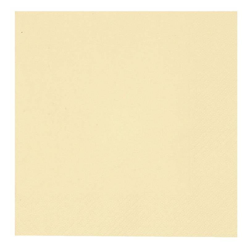 Frokostserviet, ABENA Gastro, 2-lags, 1/4 fold, 33x33cm, champagne, nyfiber