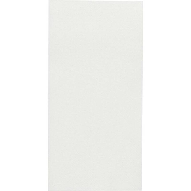 Middagsserviet, ABENA Gastro, 2-lags, 1/8 HF, 40x40cm, hvid, nyfiber