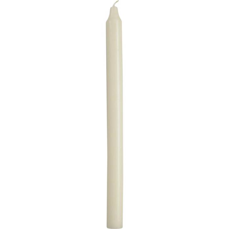 Rustiklys, 29cm, &Oslash;2,1cm, creme, 11 timer, paraffin