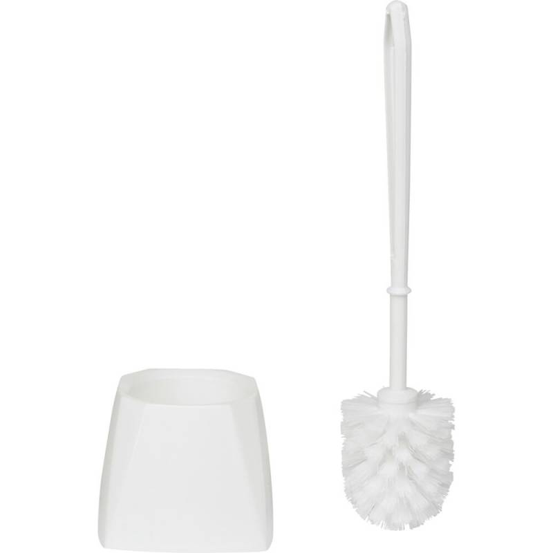 Toiletb&oslash;rste, Vikan, 40x12,5x12,5cm, &Oslash;74mm, hvid, PP, 100% genanvendt plast