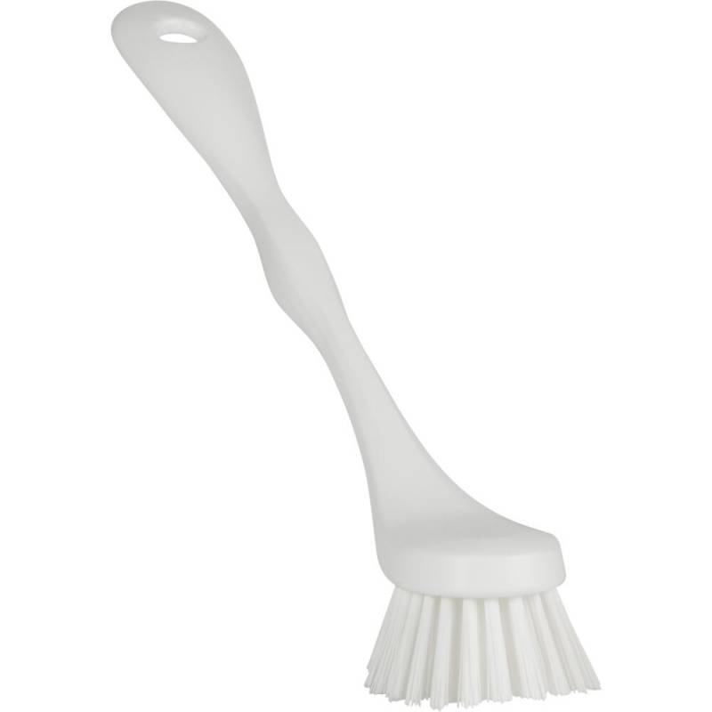 Opvaskeb&oslash;rste, Vikan, 24x5x5,5cm, hvid, nylon/PP, stiv, 50% genanvendt plast