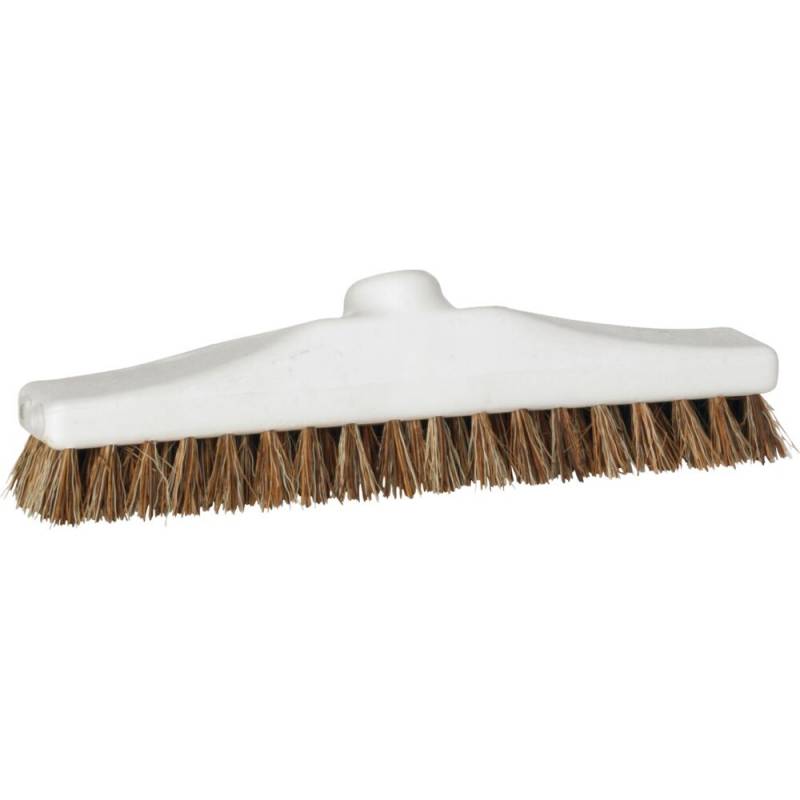 Gulvskrubbe, Vikan, 6x30x8,5cm, hvid, bassine/PP, 30 cm, stiv, 81% genanvendt plast