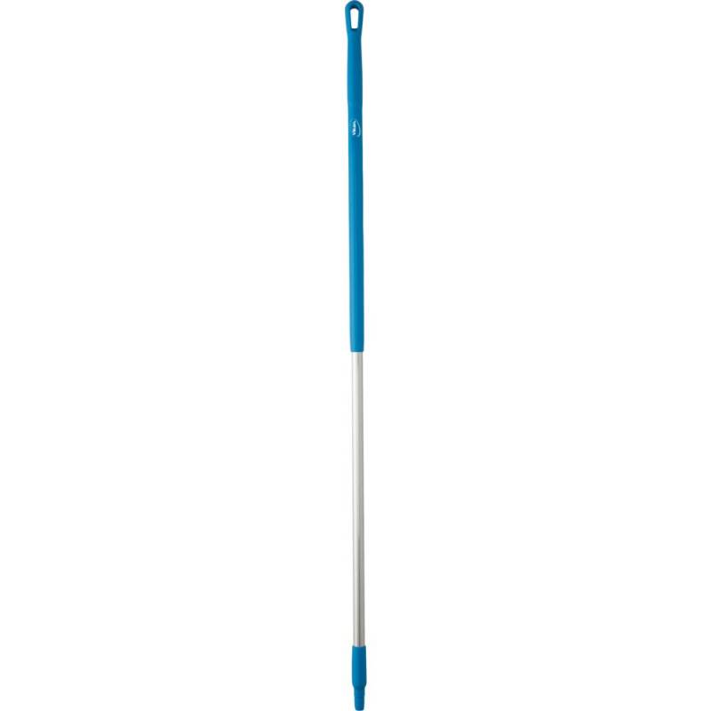 Skaft, med gevind, Vikan, 151cm, &Oslash;3,1cm, bl&aring;, aluminium/PP
