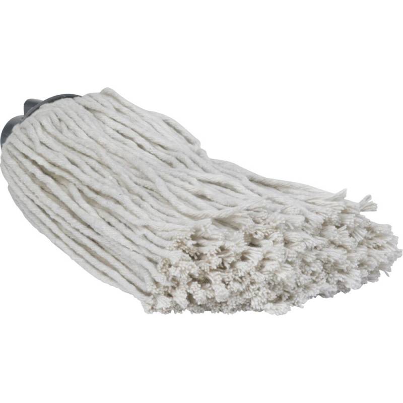 Rundmop, Vikan, gr&aring;, bomuld