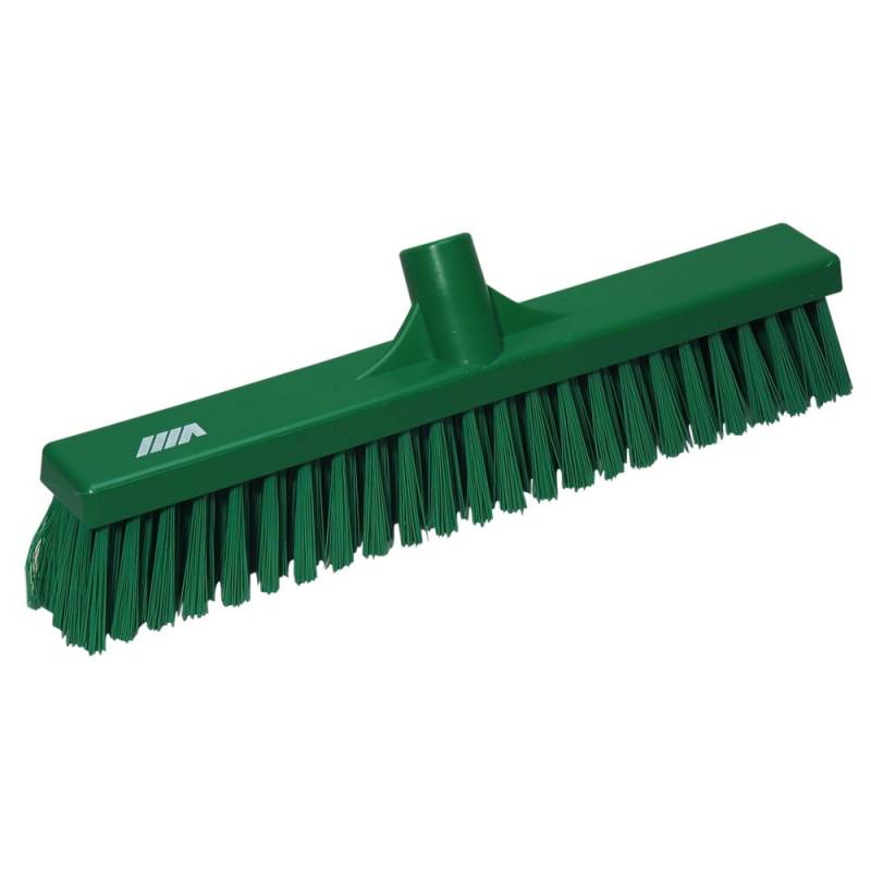 Fejekost, Vikan, gr&oslash;n, polyester/PP/rustfrit st&aring;l, 41 cm, bl&oslash;d/stiv *Denne vare tages ikke retur*