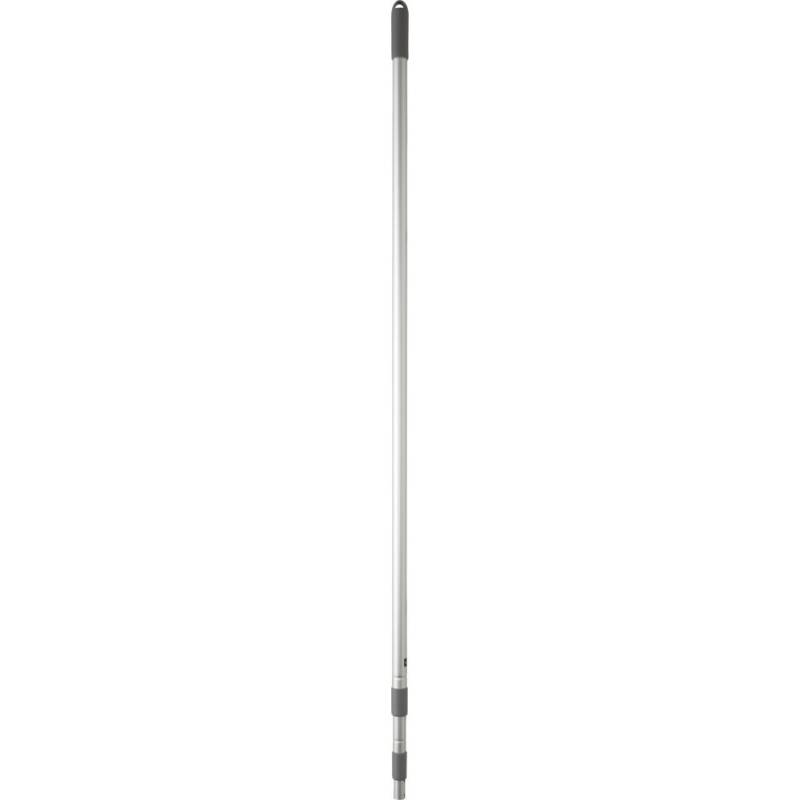 Teleskopskaft, med klik, Vikan, &Oslash;2,9cm, gr&aring;, aluminium, 149-400 cm