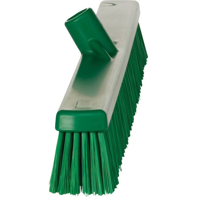 Fejekost, Vikan, gr&oslash;n, polyester/PP/rustfrit st&aring;l, 61 cm, bl&oslash;d/stiv
