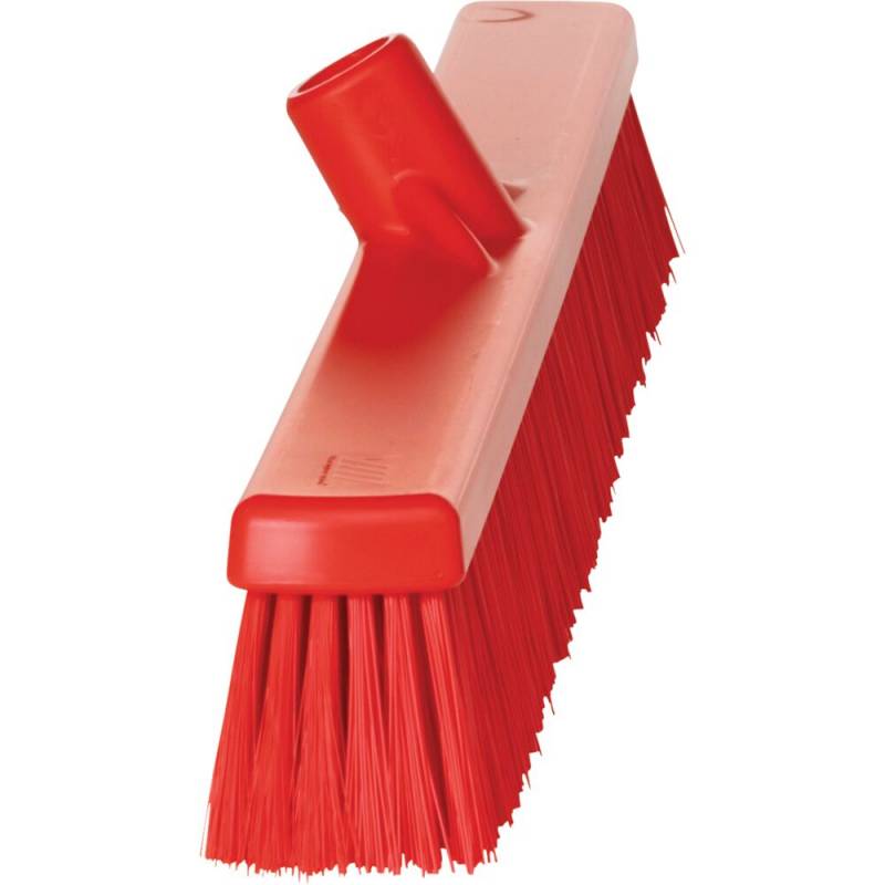Fejekost, Vikan, r&oslash;d, polyester/PP/rustfrit st&aring;l, 61 cm, bl&oslash;d/stiv *Denne vare tages ikke retur*