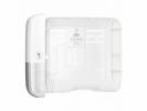 Dispenser Tork Mini H3 hvid t/papirh. single&C-fold 553100