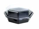 Plastbakke Octaview m/l&Atilde;&yen;g 8-kantet 850ml 270stk/kar