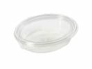 Plastbakke m/h&Atilde;&brvbar;ngsl.l&Atilde;&yen;g 50stk R-PET oval 760ml 204x166x52mm