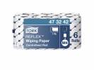 Aft&Atilde;&cedil;rringspapir Tork Reflex Standard M4 hvid 473242 6rl/kar