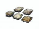 L&Atilde;&yen;g t/plastbakke BISTRO 980ml 300stk/ka 254x174x23 OPS dome
