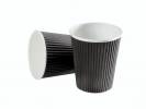 Kaffeb&Atilde;&brvbar;ger 16oz 45cl Black line ripple wall pap 600stk/kar