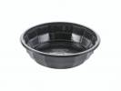 Plastbowl 16-kantet 714ml sort R-PET &Atilde;&tilde;188x48mm 300stk/kar