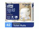 Toiletpapir Tork Extra soft T4 4-lag 19,1m 110405 42rul/kar