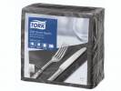 Servietter Tork 3-lags sort 39x39cm 1200stk/kar