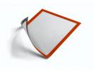 Skilt DURAFRAME&Acirc;&reg; MAGNETIC A4 m/orange ramme 5stk/pak