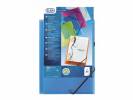 Plastmappe PP ELBA A4 koboltbl&Atilde;&yen; m/3 klapper & elastik